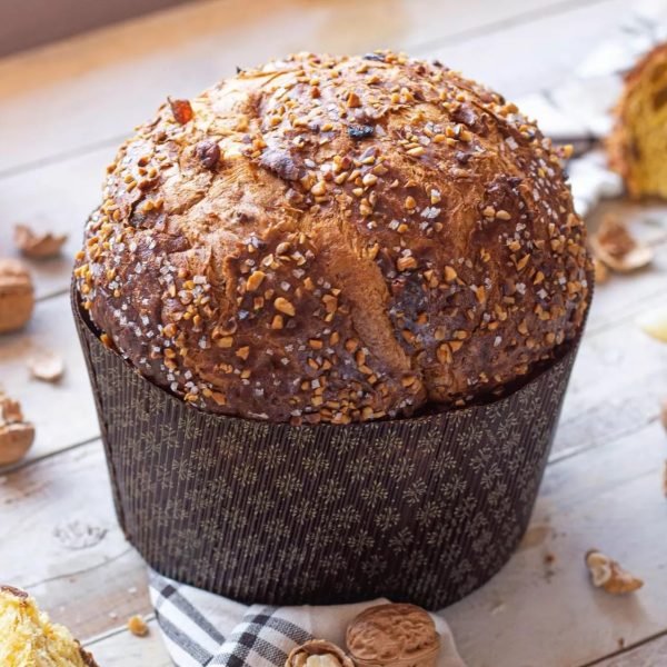 Artisanal Fig, Apple, and Walnut Panettone