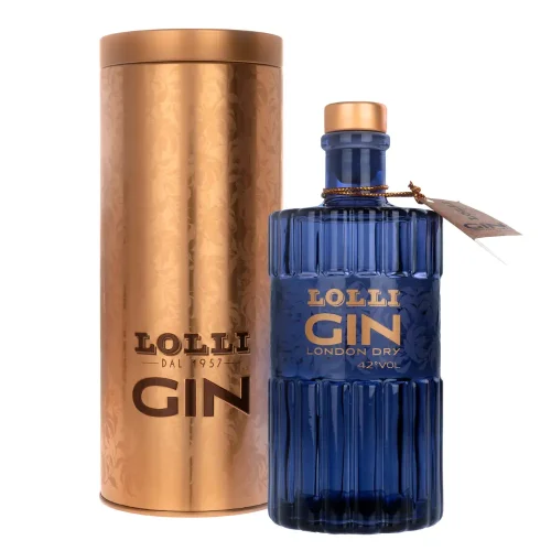 Exquisite Italian London Dry Gin in Elegant Metal Box