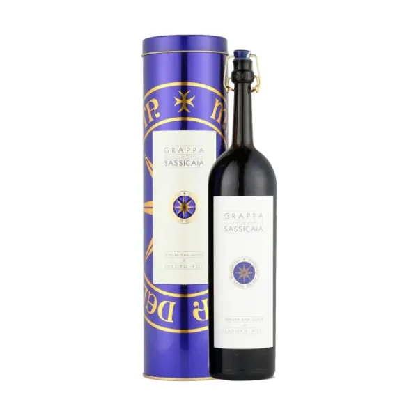 Grappa Sassicaia with Gift box