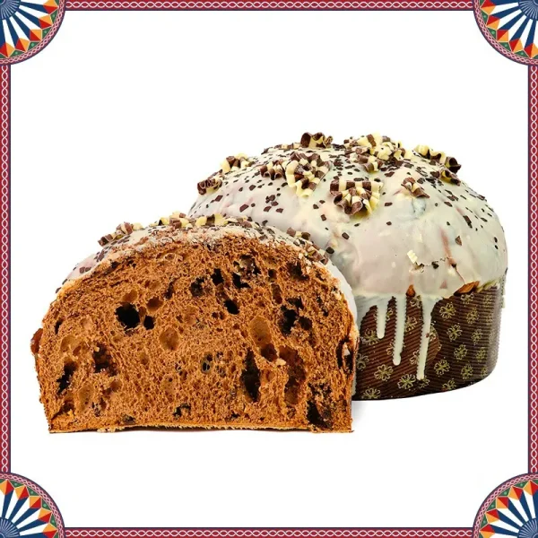 Sicilian Artisanal 'Triple Chocolate Cocoa' Panettone - Pasticceria Siciliana